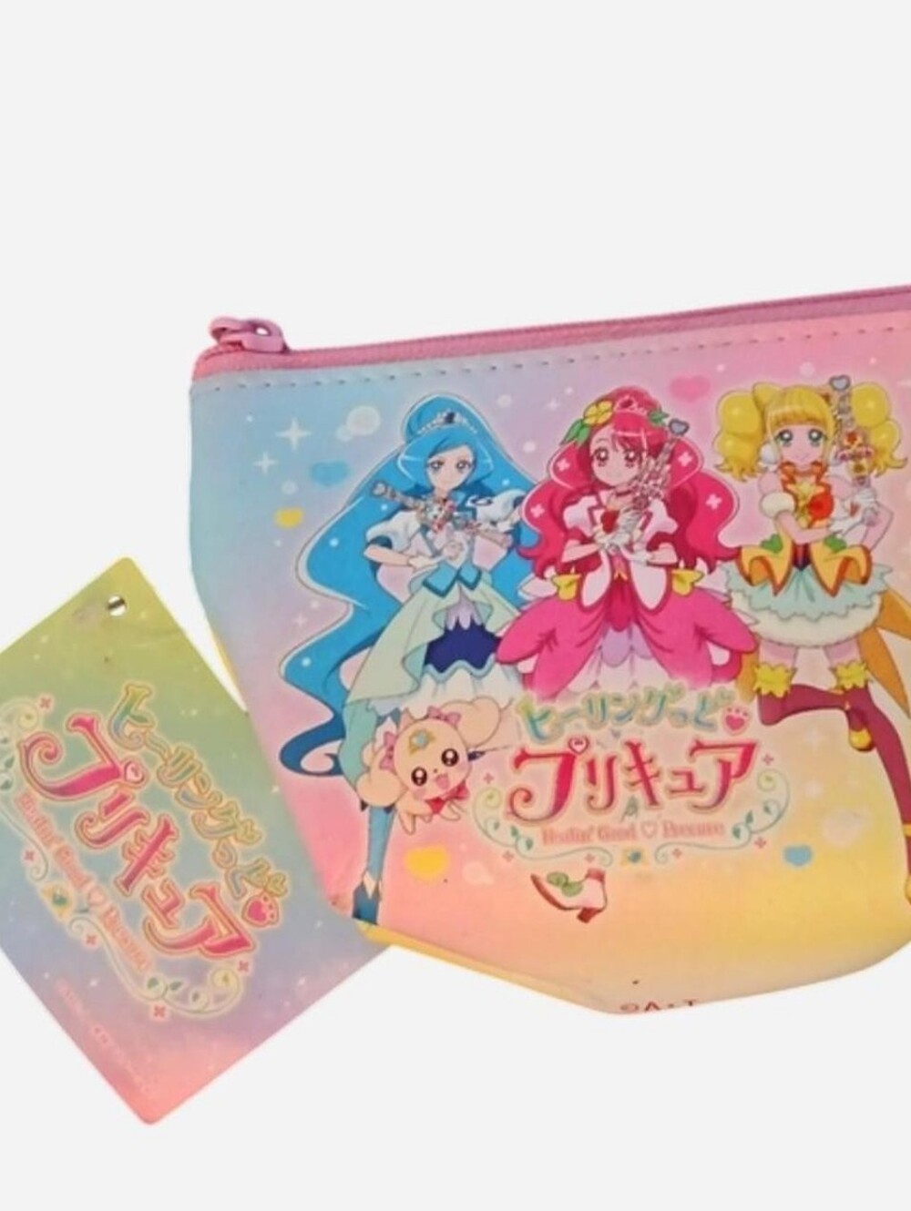 Healin' Good Pretty Cure Precure Toei Animation Banpresto Zipper Bag Coin Purse